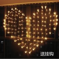 [COD] heart-shaped curtain light love shape proposal confession wedding decoration hanging