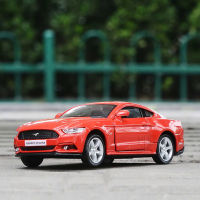 โมเดลรถเหล็กอัลลอยฟอร์ดรุ่น Mustang GT 136ตัวรถของเล่นโมเดลโลหะ2ประตูฝีมือประณีตของเล่นเด็ก