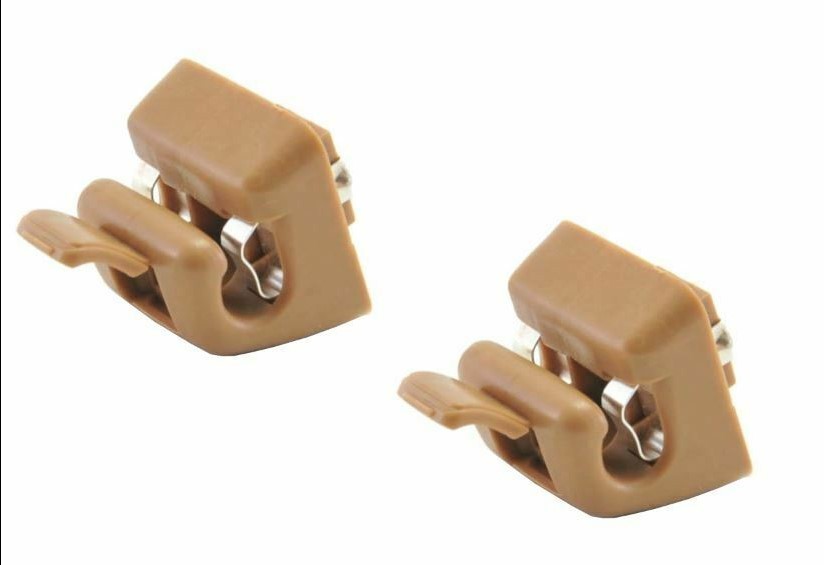 [tehautoshop] 2pcs Car Sun Visor Buckle Sun Visor Clips Holders For Mercedes W123 W124 W126 W140 W201