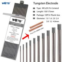 WC20 Ceriated tungsten electrodes tig welding rods 1.0 1.6 2.0 2.4 3.0 3.2 4.0MM 150mm 175mm tungsten rods 2 Ceriated tungsten