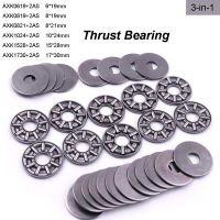 10 ชุด 3-in-1 AXK0619- AXK1730 + 2AS Thrust เข็มแบริ่งลูกกลิ้งแบน 2 เครื่องซักผ้า Thrust Bearings Thrust Ball Bearing--hang yu trade