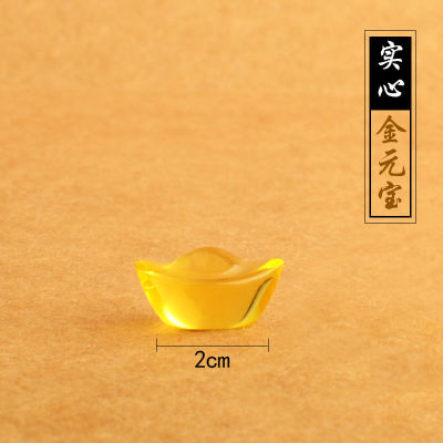 แท่งแก้วสีเหลืองทองแก้วประดิษฐ์คริสตัลตกแต่งจีนห้องนั่งเล่นโต๊ะถังข้าว Cornucopia ตำแหน่งสร้างสรรค์