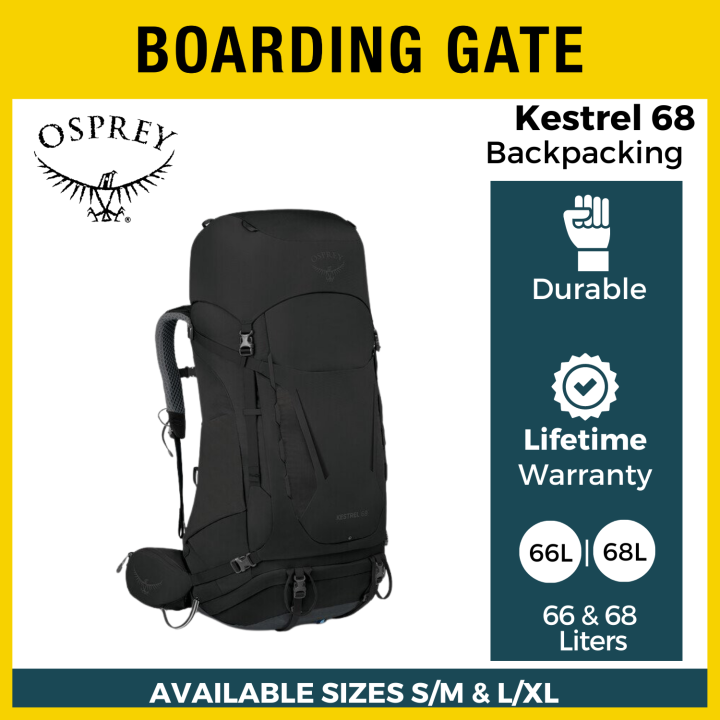 Osprey kestrel hotsell 68 liter