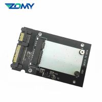 ZOMY 2.5 การ์ดฮาร์ดดิสก์ MSATA ถึง SATA สำหรับแล็ปท็อปอะแดปเตอร์ SSD การ์ดแปลงสัญญาณเคส Ssd เก็บข้อมูลภายในสำหรับแล็ปท็อป