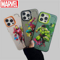 Hot ภาพยนตร์การ์ตูนน่ารัก Role The Hulk Spider-Man Iron Man เคสโทรศัพท์สุดเท่ห์สำหรับ IPhone 11 12 13 14 Pro Max ฝาหลังนิ่มป้องกันการตก