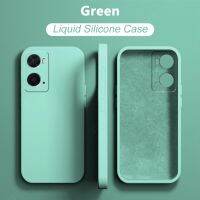 A96เคสโทรศัพท์แบบนิ่มที่เป็นซิลิโคนเหลวแท้แบบตรงสำหรับ A76 A96 4G ผิวไมโครไฟเบอร์ด้านใน