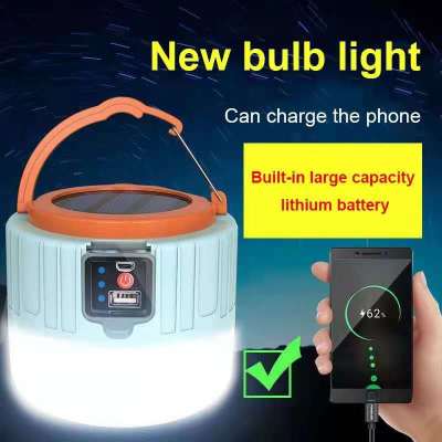 500lumen Portable Lanterns USBSolar Charging Powerful Light Night Lamp Energy-saving bulb Outdoor Camping Emergency Lamp