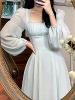 【HOT】☌ BGTEEVER Collar A-line Sleeve Waist Female vestidos