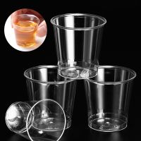 50PCS Disposable Mini Clear Plastic Party Shot Glasses Jelly Cups Tumblers Birthday Kitchen Accessories