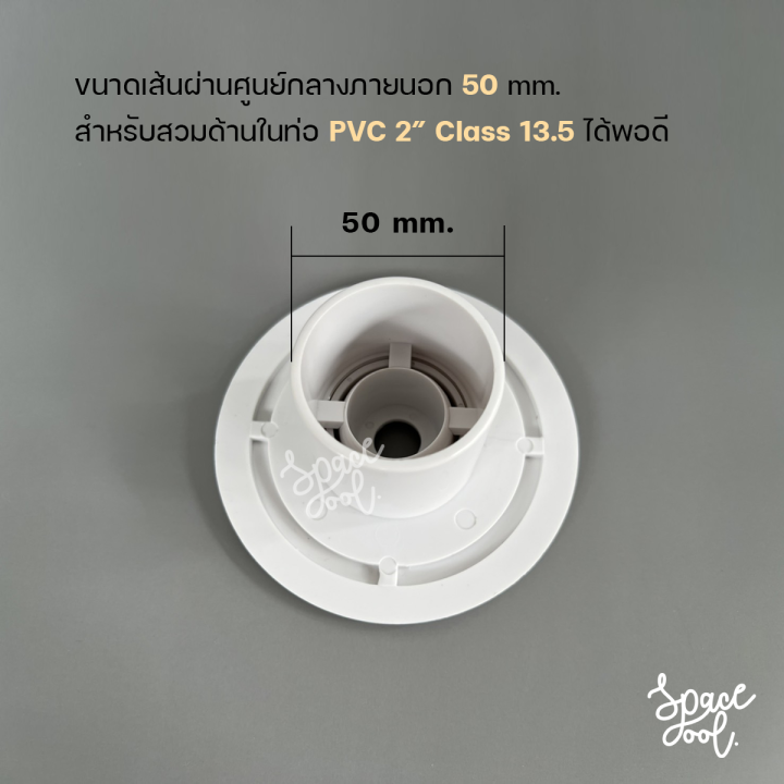 wall-inlet-abs-50-mm-และ-53-mm-หัวจ่ายน้ำผนังสระว่ายน้ำ-แบบสวมด้านในท่อ-2-นิ้ว-มี-2-ขนาด