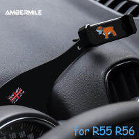 AMBERMILE สำหรับ Mini Cooper R55อุปกรณ์เสริม R56รถที่วางศัพท์มือถืออัตโนมัติตกแต่งภายในพวงมาลัยศัพท์เมาคลิป