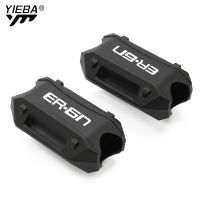 ER6N Motorcycle 25mm Crash Bar Bumper Engine Guard Protection Decorative Block For KAWASAKI ER5 ER6F ER 6F ER6N ER-6N 2006-2017