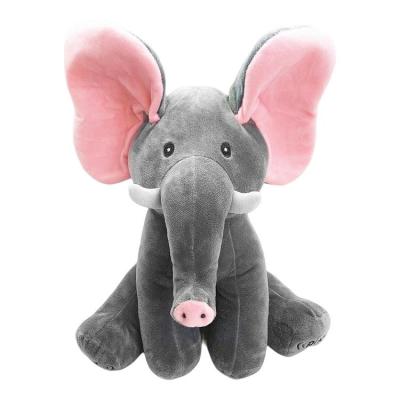 Funny Electric Elephant Plush Toy Stuffed Animal Toys for Children Electronic Music Elephant Toy for Birthday and Christmas Gifts wonderful
