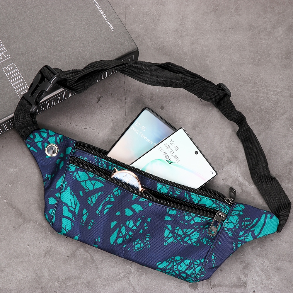 Fanny Pack for Kids Unisex Outdoor Waterproof Functional Camouflage Crossbody Bag Chest Phone Bags for Outdoors Sport Workout Traveling Cycling Gym 