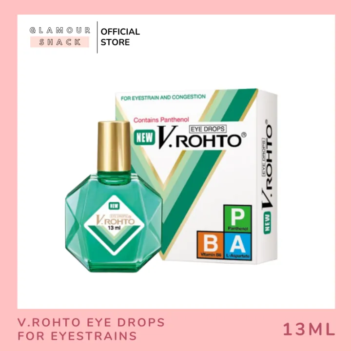 V Rohto Eye Drops For Eyestrain and Congestion (13ml) Lazada PH