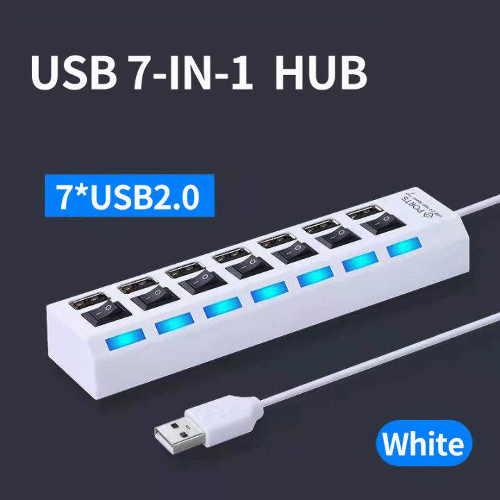 olaf-ฮับ-usb-2-0-47พอร์ตตัวขยายหลายช่อง-usb-ฮับ2-0พร้อมสวิตช์ที่พ้วง-usb-ตัวแยก-usb-ฮับใช้อุปกรณ์คอมพิวเตอร์อะแดปเตอร์