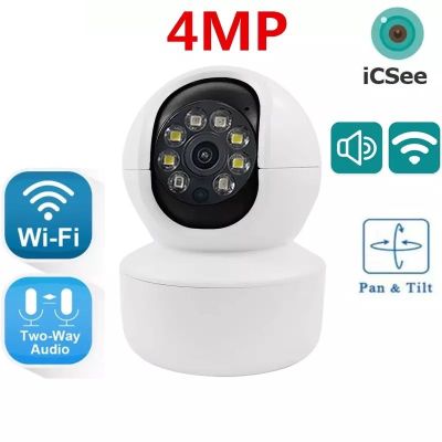 ICsee Smart Home WIFI กล้อง IP ไร้สายการเฝ้าระวัง Two Way Audio กล้องวงจรปิดเด็กความปลอดภัยในร่มกล้องกลางคืนภาพเป็นสี