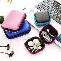 Mini Earphone Storage Box Mobile Phone Data Cable Charger Cables Storage Box Portable Pocket Ear Phone Storage Case 2 Sizes