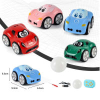 Novelty Mini Cute RC Car Inductive Toy For Kids Electric Magic Hand Control Car Induction Follow Track Path Remote Control Car