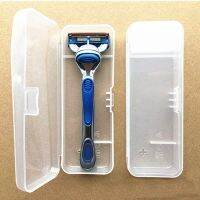 Men Universal Shaver Storage Box Handle Box Full Transparent Plastic Case Razor Boxs Eco-Friendly PP Shaving Box high Quality Tool Storage Shelving