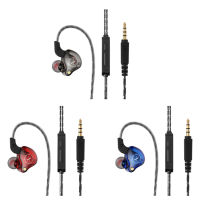 Wired In-Ear Headphones In-Ear Monitor Headphones with Microphone Earphones Wired Wired Earbuds with Microphone Ear Monitor for Running Jogging Gym IPX7 Waterproof Earbuds Headphone competent