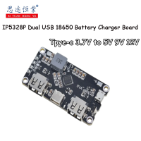 1ชิ้น IP5328P USB คู่เครื่องชาร์จแบตเตอรี่18650สมบัติ Tpye-C 3.7V ถึง5V 9V 12V ก้าวขึ้นชาร์จอย่างรวดเร็ว QC3.0 QC2.0