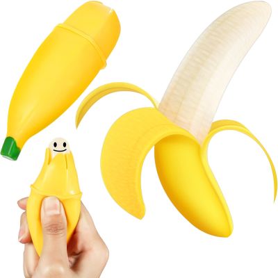 【CW】 Peeling Banana Squeeze Elastic Slow Stress Venting Joking Decompression Gifts