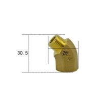 1/4 quot; NPT Female To Male Brass 45 Degree Elbow Pipe Fitting Coupler Connector Water Gas Oil