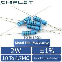 【CW】 20pcs 2W Metal Film Resistor 1 Color Ring 1Ω 1.5Ω 2Ω 4.7Ω 5.1Ω 7.5Ω 8.2Ω 9.1Ω 10Ω 20Ω 22Ω 24Ω 68Ω 75Ω 82Ω 91Ω 100Ω 220Ω Ohm