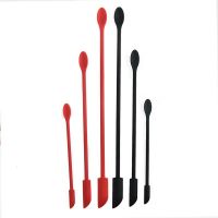 3Pcs/Set Flexible Silicone Scraper Reusable Beauty Kitchen Safe Spatula Face Mask- Brush Non-stick Jar Cake Jam Scraper