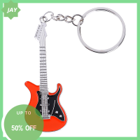 ?【Lowest price】Jay Creative Metal กีตาร์ไฟฟ้ามินิพวงกุญแจพวงกุญแจพวงกุญแจของขวัญ