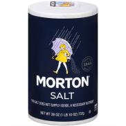 HCMMUỐI KHÔNG CHỨA I-ỐT Morton Table Salt Non-Iodized 737g 26oz