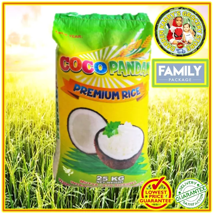 Family Package 25 kilos Coco Pandan Premium Rice (1 sack) Masarap ...