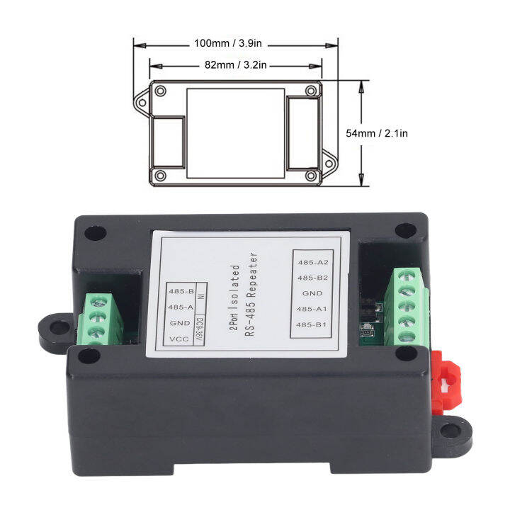 โมดูล-repeater-โมดูล2ช่องแยก-rs485-repeater-ค่าจำกัด300kbps-สำหรับการประชุมเชิงปฏิบัติการ