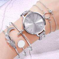 【YF】▦✳◐  6pcs Set 2022 New Luxury Wristwatch Watches Ladies Relogio Femenino