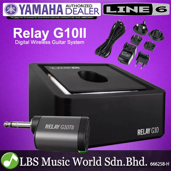 Line 6 Relay G10II Digital Wireless System with Rechargeable Battery
