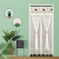 【CW】 Anti-Mosquito Curtain Door Sheer Macrame Bedroom Adhesive Doorway without Drilling Eyelets Fly Curtains