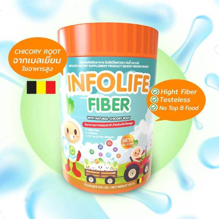 ส่งฟรี-infolife-fiber-ไฟเบอร์-แก้เด็กท้องผูก-ใยอาหารเด็ก-แก้ท้องผูก-ถ่ายยาก-พรีไบโอติกส์-เด็กเบื่ออาหาร-ไม่ใช่ยาระบาย