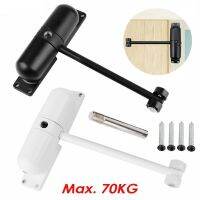 ○☄❒ Adjustable Spring Door Closer Suitable for Door Weights 70kg Automatic Safety Door Lock Garden Gates Door Hardware Accessories