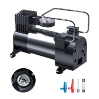 ❉ Air Compressor 100PSI Tire Inflator Portable Air Pump for Car Tires 12V Auto Tire Pump with Pressure Gauge Bicycle Inflatables