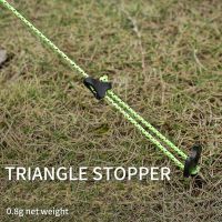 ✠❆ Wind Rope Triangle Anti Slip Cord Stopper Camping Tent Fastener Buckles Tools for Family Outdoor Camping Accessories