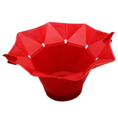 High Quality Poptop Popcorn Popper Maker DIY Silicone Bowls Microwave Popcorn Maker Fold Bucket Red Green Kitchen Tool