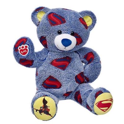ตุ๊กตาหมี บิ้วอะแบร์ ซุปเปอร์แมน Superman ⭐️Build A Bear Workshop⭐️ สินค้ามือสองนำเข้าจากอเมริกา