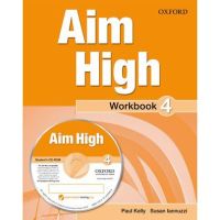 ส่งฟรี หนังสือ  หนังสือ  Aim High 4 : Workbook +CD (P)  เก็บเงินปลายทาง Free shipping