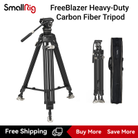 SmallRig 78 "FreeBlazer ชุดขาตั้งกล้องวิดีโอคาร์บอนไฟเบอร์หนักพร้อมหัวน้ำมัน ° 360 (รับน้ำหนักสูงสุด10กก.) และ Manfrotto และ DJI แผ่นปล่อยเร็วและระบบล็อคขั้นตอนเดียวสำหรับกล้องถ่ายวิดีโอกล้อง3989