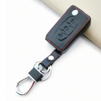 ❣ﺴ Hot Sale 3 Buttons Folding Leather Key Case Cover For Citroen C3 C4 Xsara Picasso Berlingo C5 C8 For Peugeot Car Accessories