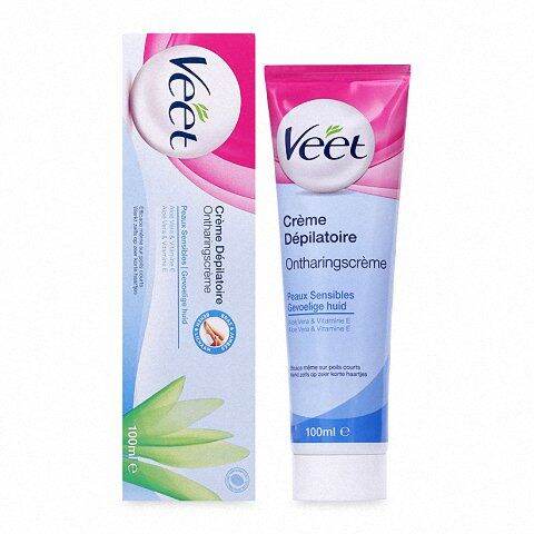 Kem tẩy lông Veet Hair Removal Cream for Sensitive Skin Kem tẩy lông Veet Hair Removal Cream for Sensitive Skin