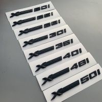 NEW 1pcs New ABS Matt Black Car XDrive Logo Emblem Trim Sticker X Drive 20i 25i 28i 30i 35i 40i 48i 50i For BMW X1 X3 X4 X5 X6