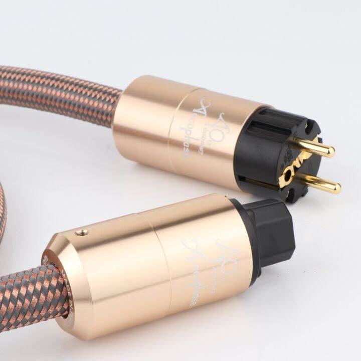 1PC X434 HiEnd Accuphase Schuko Power Cord CD Amplifier EU/US Power