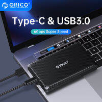 ORICO 2.5นิ้ว SATA เป็น USB 3.0/Type-C กรณี HDD USB3.0 MicroB ฮาร์ดไดรฟ์เสริมดิสก์ Enclosure ความเร็วสูง UASP เคส SSD สำหรับ WD Seagate (2189U3-V1)